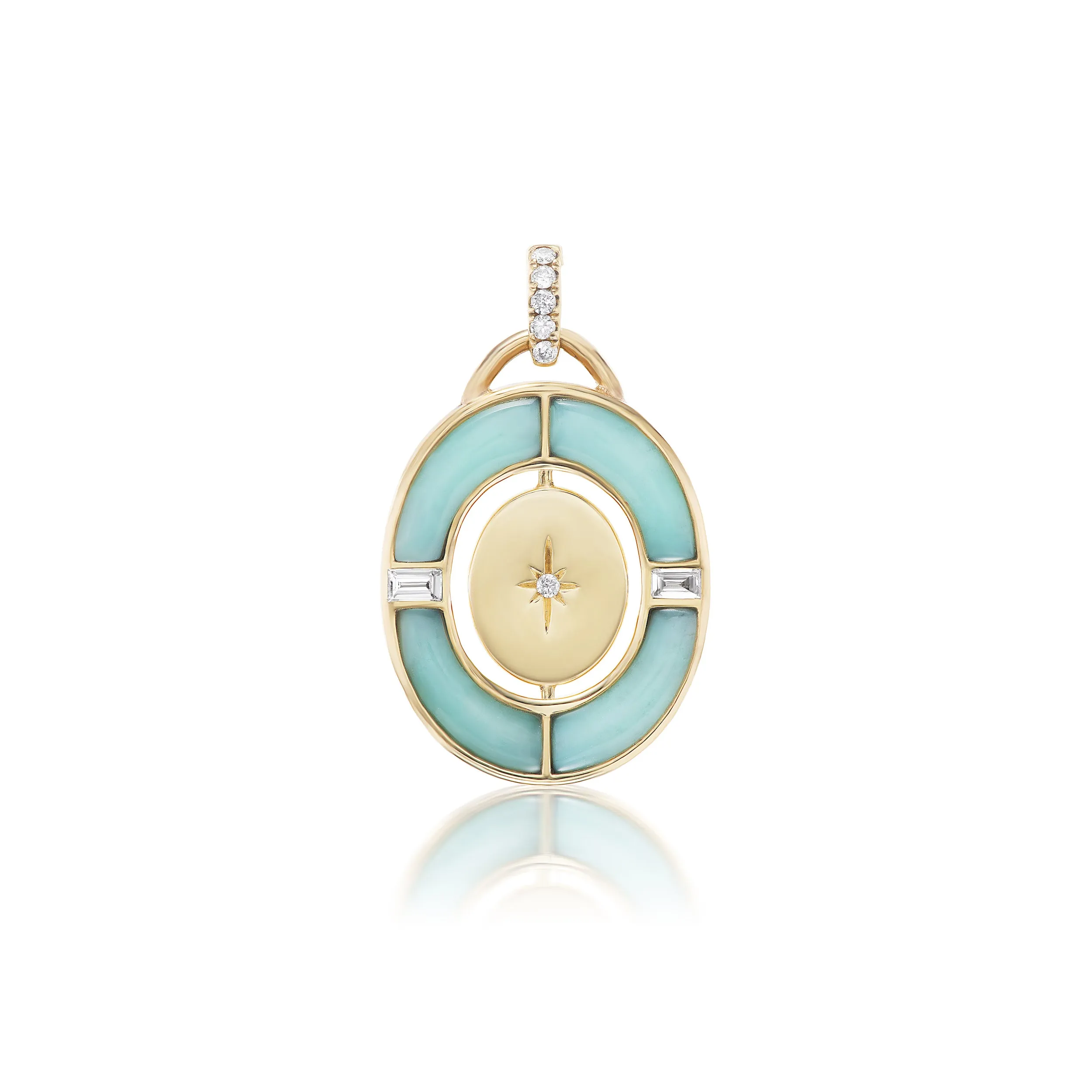 Capri Inlay Necklace - Engravable